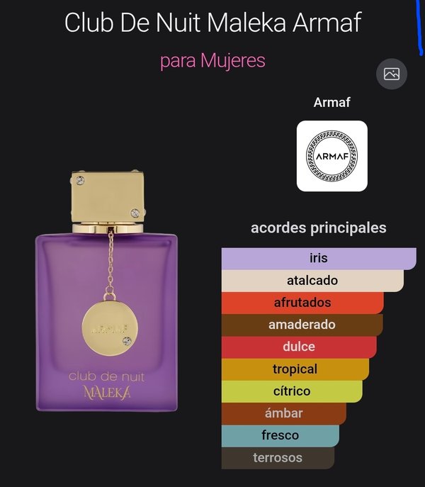 Club De Nuit Maleka Armaf