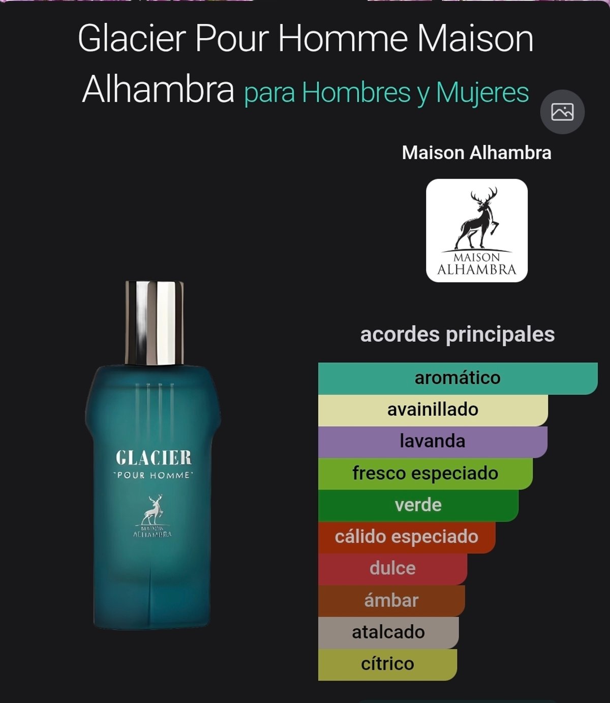 Glacier pour homme