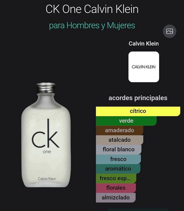 Ck One unisex Calvin Klein