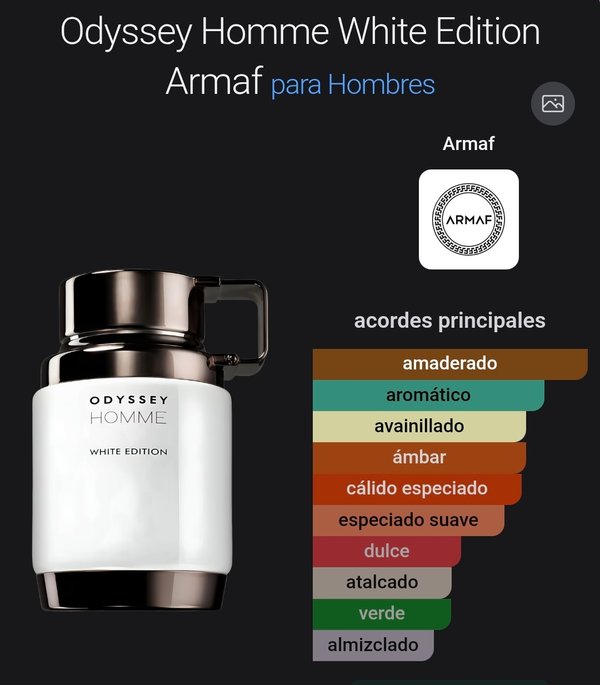Odyssey Homme White Edition 