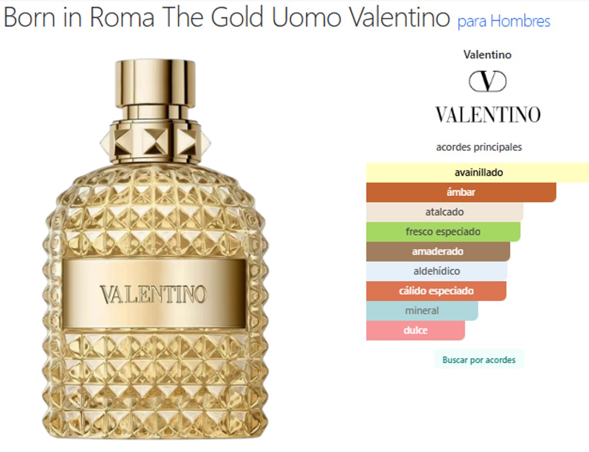Valentino -  Born In Roma The Gold  - 2
