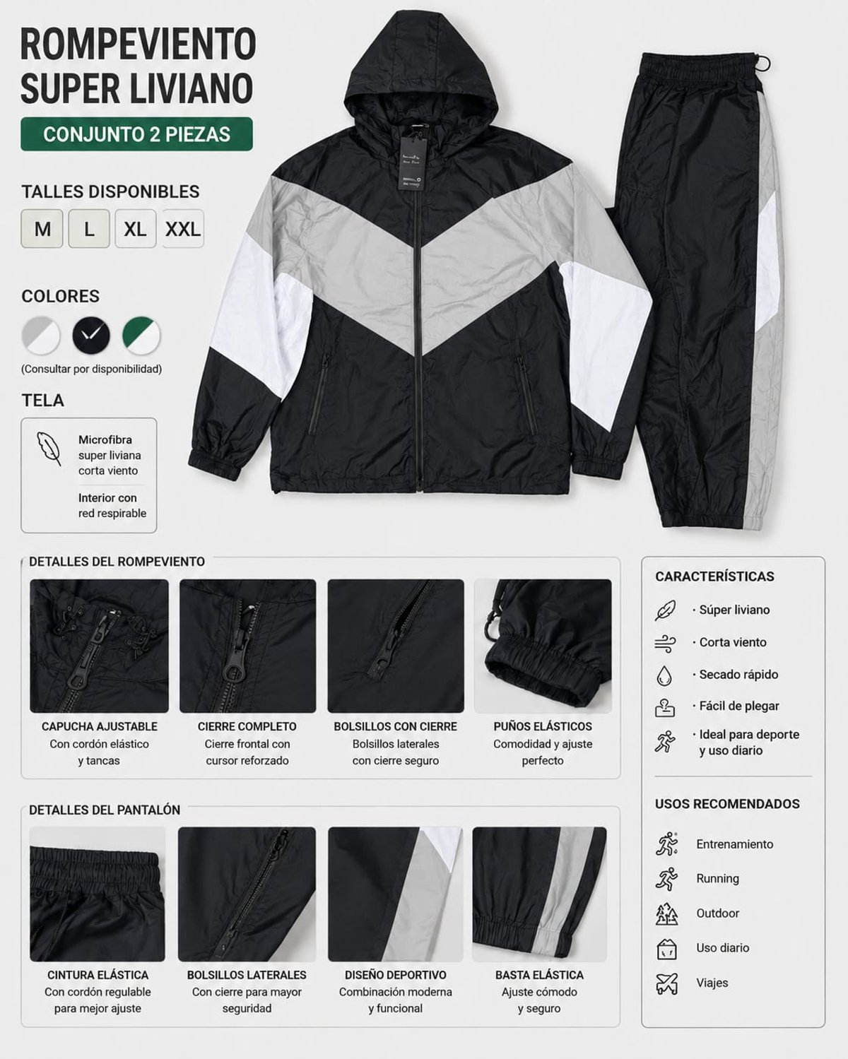 Conjunto rompevientos  - 4