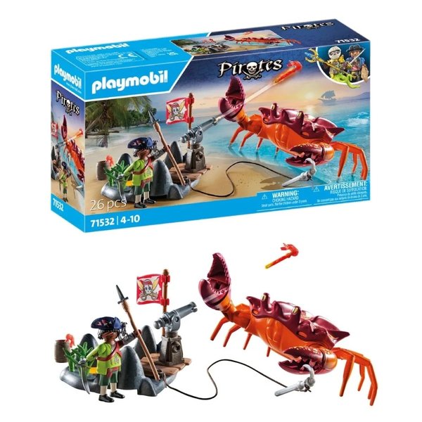 JUGUETE PLAYMOBIL BATTLE AGAINST THE GIANT CRAB 71532