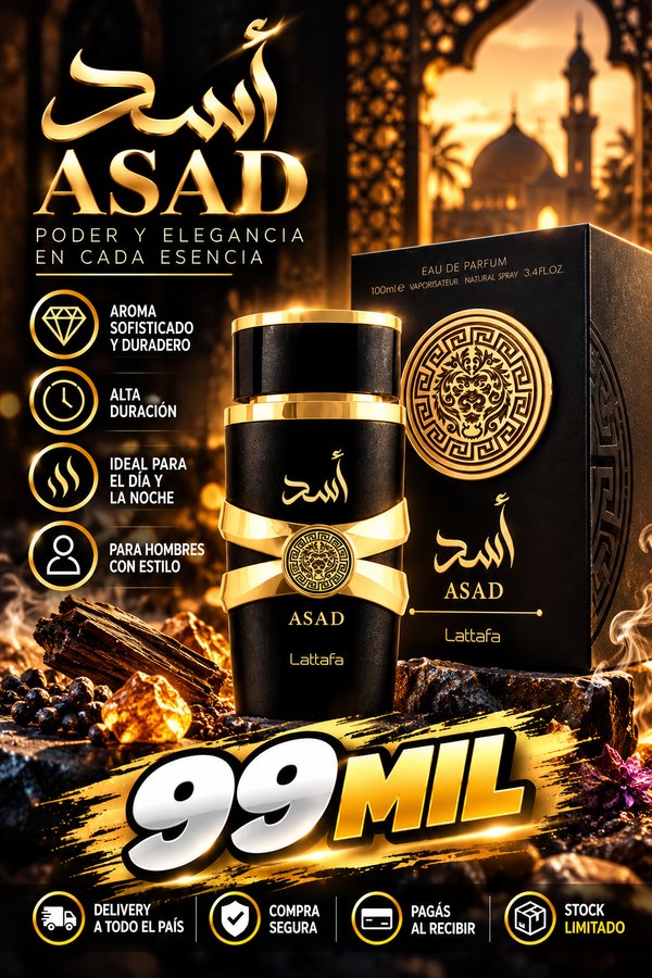 PERFUME ASAD NEGRO