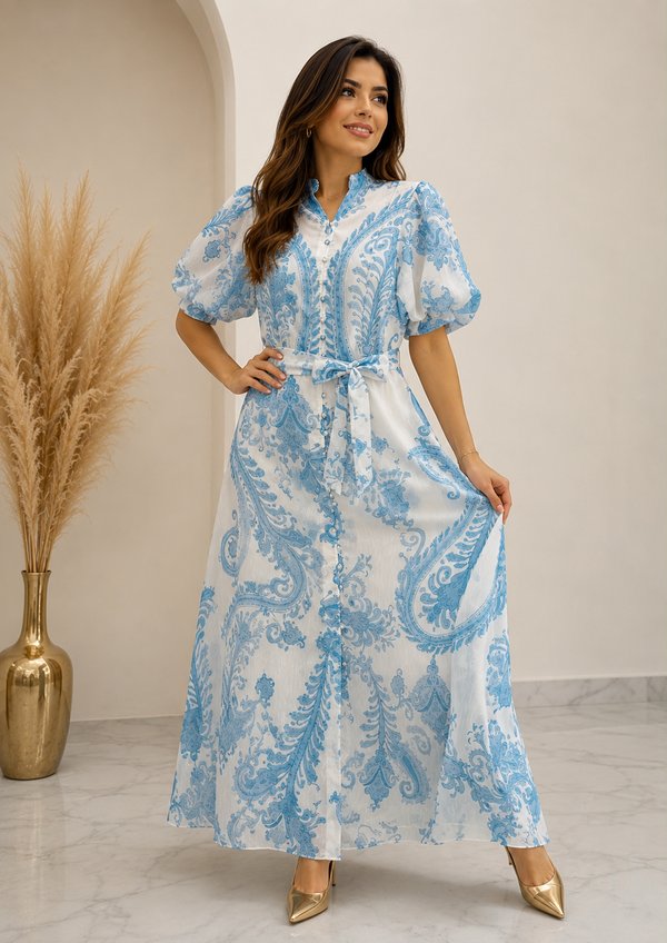 Vestido Estampado Varios Tonos
