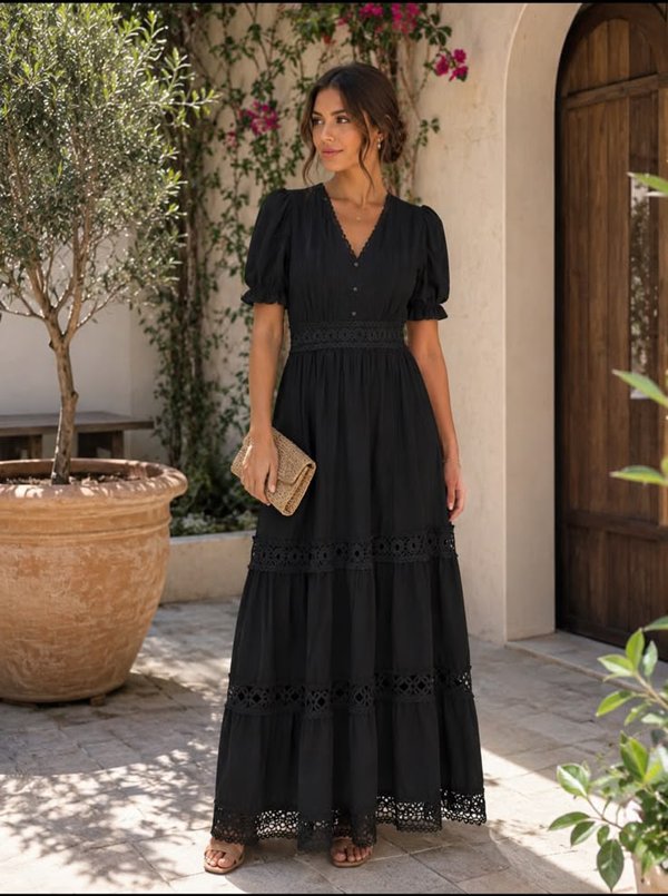 Vestido con detalles en Gripur 