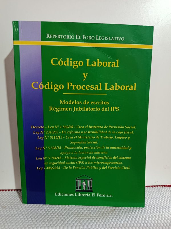 Código Laboral y Procesal Laboral Tamaño Grande