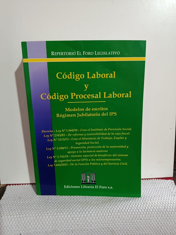 Código Laboral y Procesal Laboral Tamaño Grande