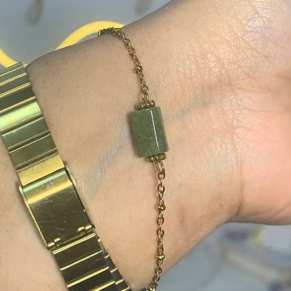 Pulsera con Jade natural