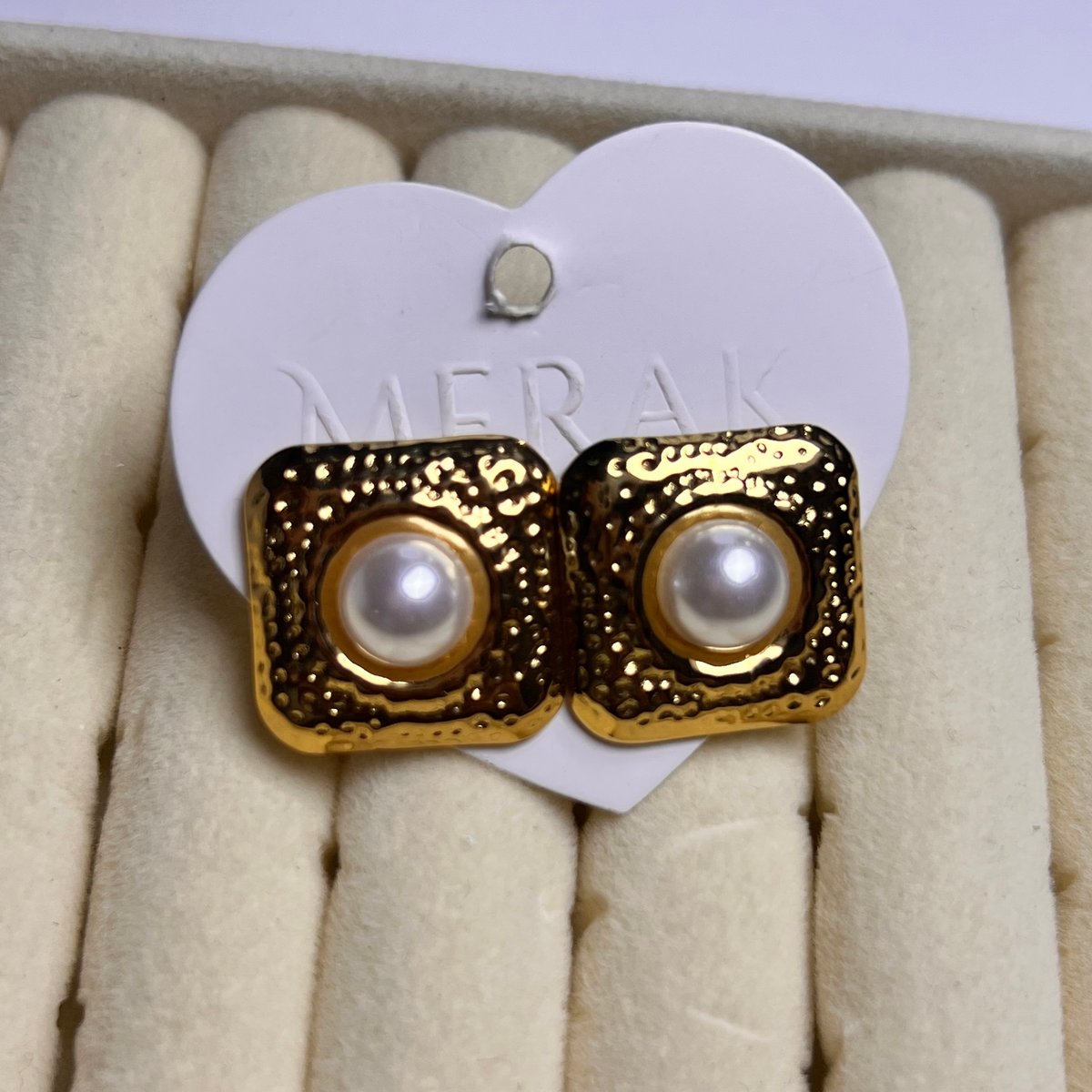 Aros con perlas  - 2