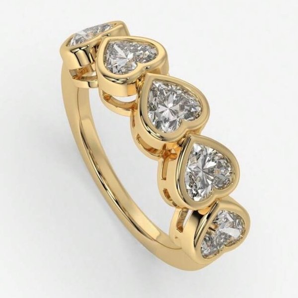 Anillo corazones 