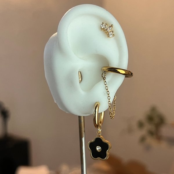 Earcuff acero inoxidable 