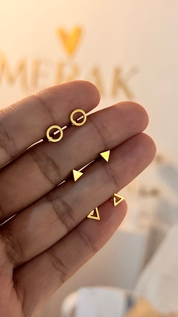 Piercings unisex minimalistas