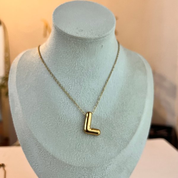 Collar inicial Bubble 