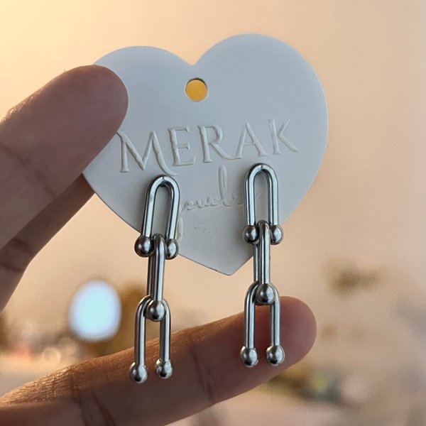 Aretes link silver Tiffany 