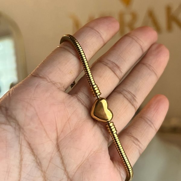 Pulsera corazón cierre Pandora 