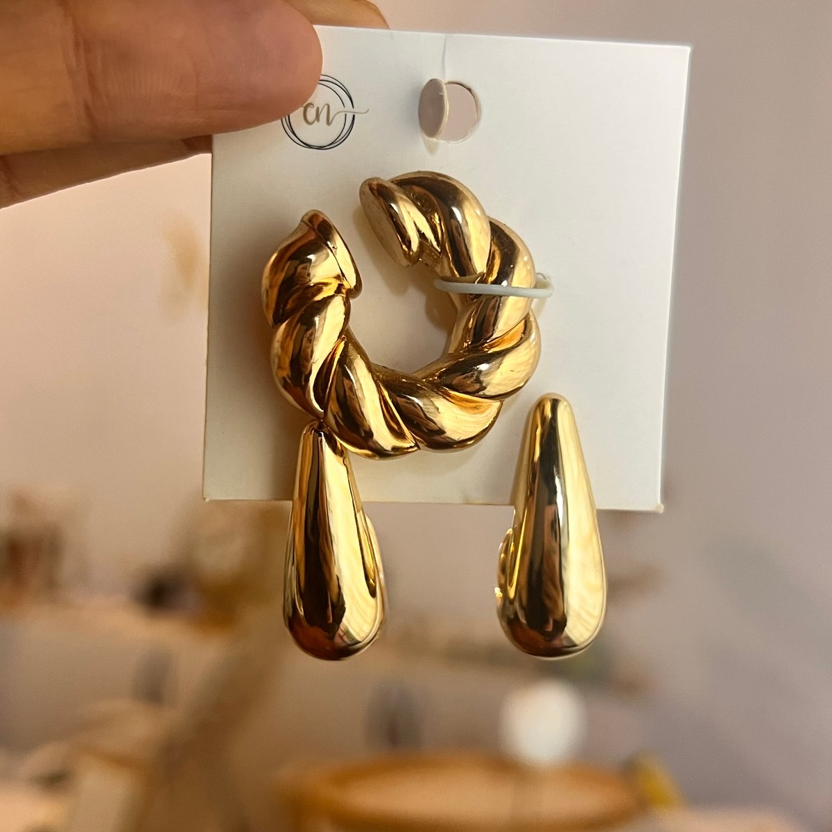 Set de aros +earcuff - 4