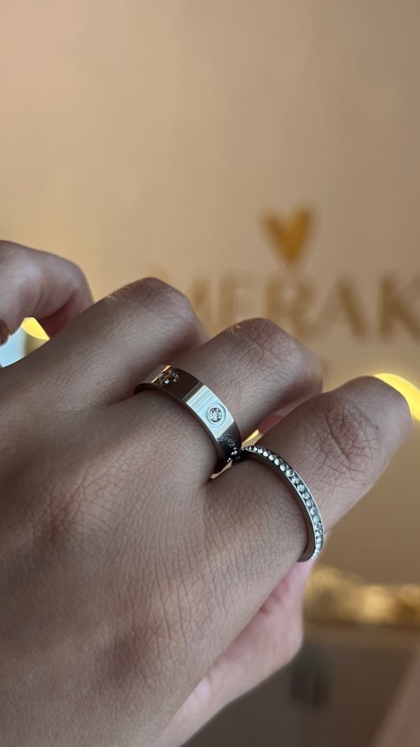 Set de 2 Anillos love Talle 17 