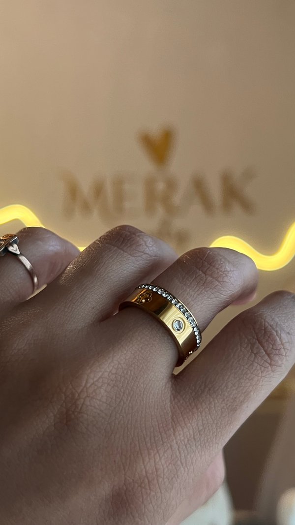 Set de 2 Anillos love Talle 17 