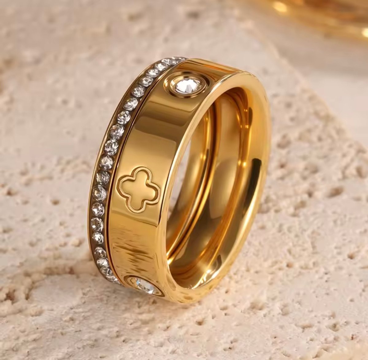 Set de 2 Anillos love Talle 17  - 6