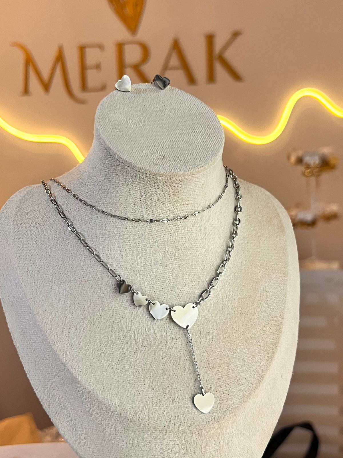 Conjunto Silver corazón  - 2