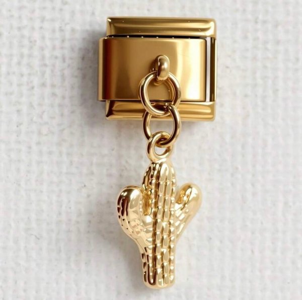 Charm colgante cactus