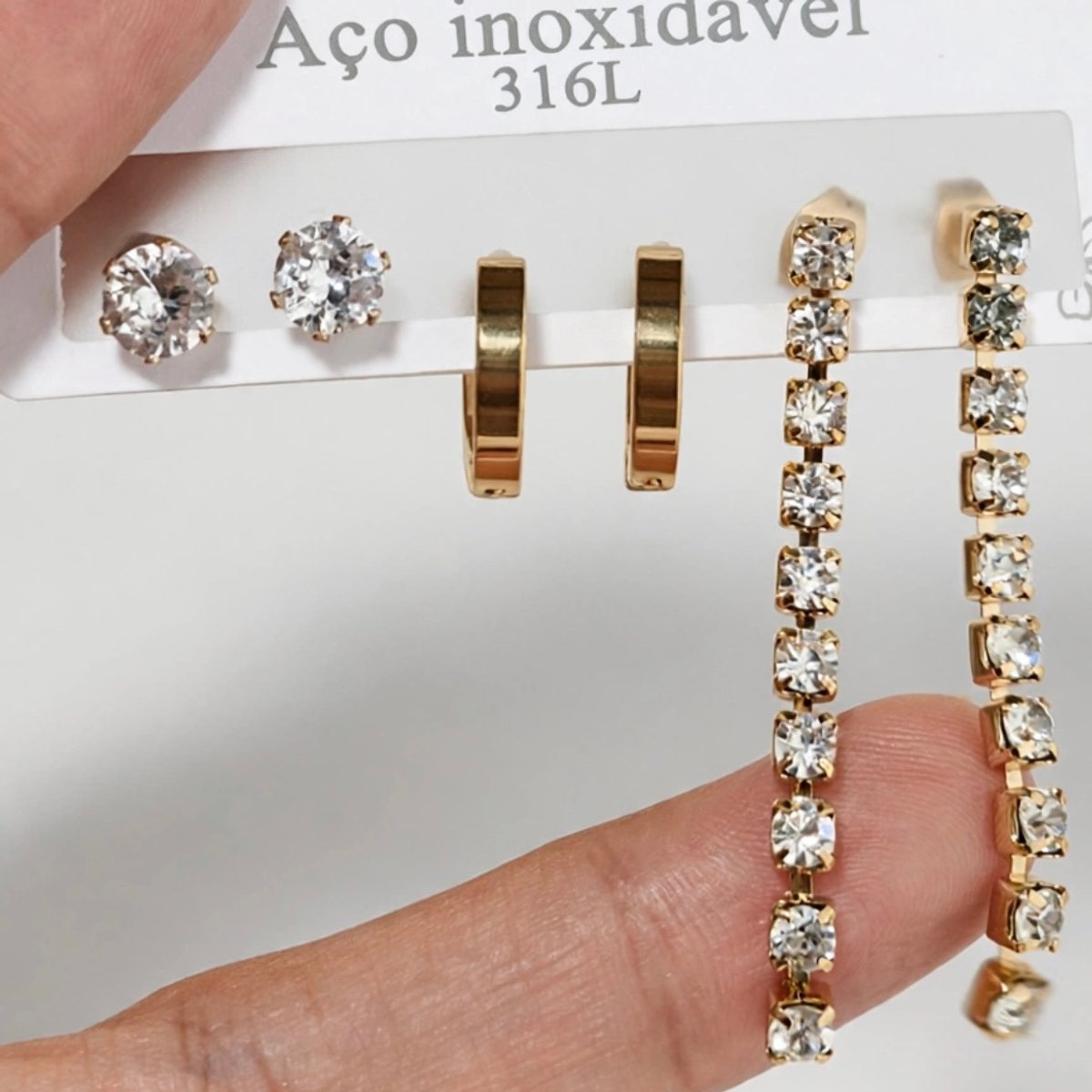 Set de 3 pares de aros  - 3