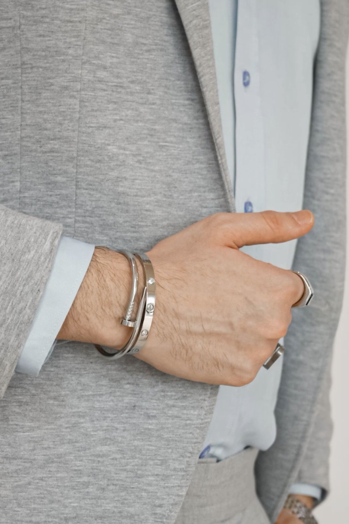 Pulsera lisa Love dupe Cart!er - 3