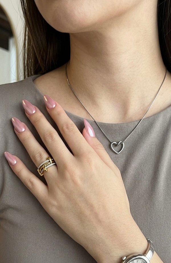 Anillo de 4 capas talle 17 