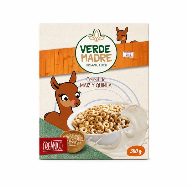 Cereal matinal de maíz, arroz y amaranto