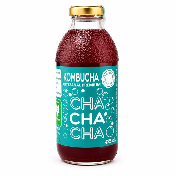 CHA CHA CHA – KOMBUCHA ARTESANAL PREMIUM(SABOR FLOR DE JAMAICA)