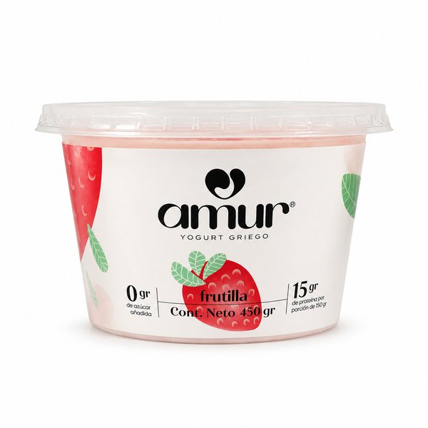 amur – YOGURT GRIEGO (sabor frutilla)