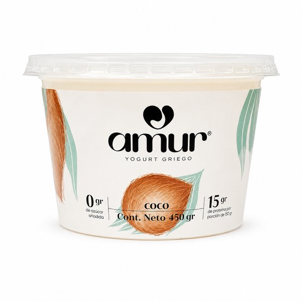 amur – YOGURT GRIEGO (sabor coco)