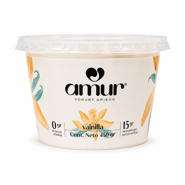 amur – YOGURT GRIEGO (sabor vainilla)