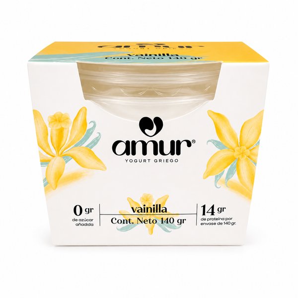 amur – YOGURT GRIEGO (sabor vainilla)