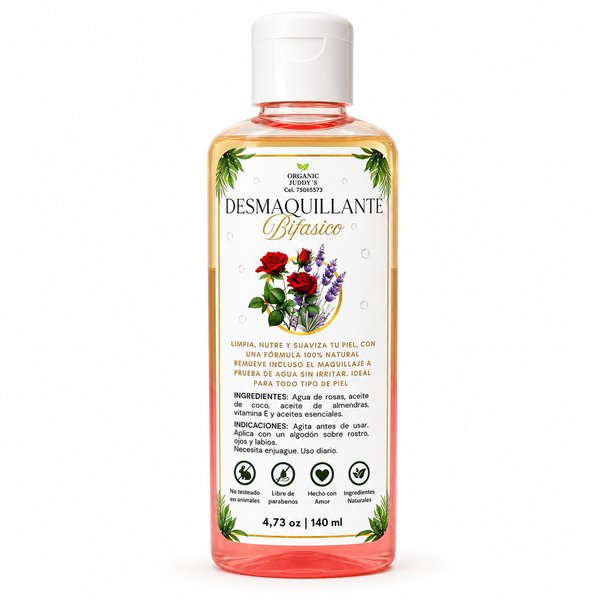 Organic Juddy's – Desmaquillante Bifásico
