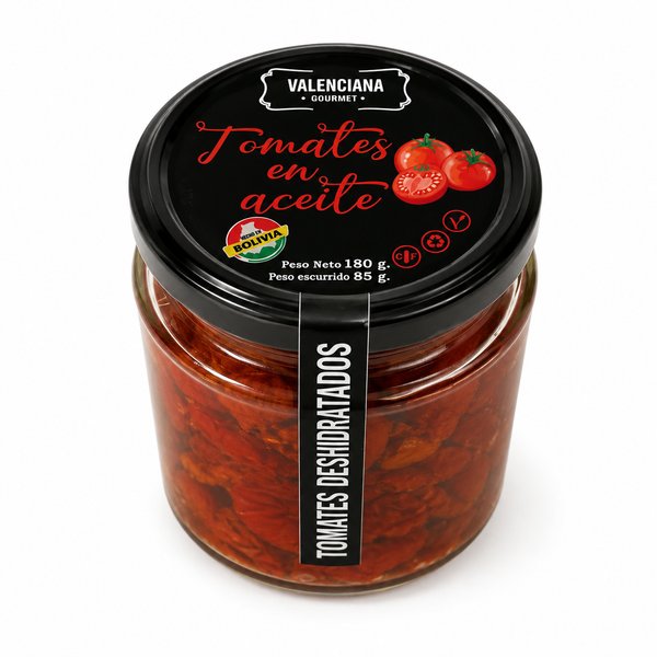 VALENCIANA GOURMET – Tomates en aceite / TOMATES DESHIDRATADOS