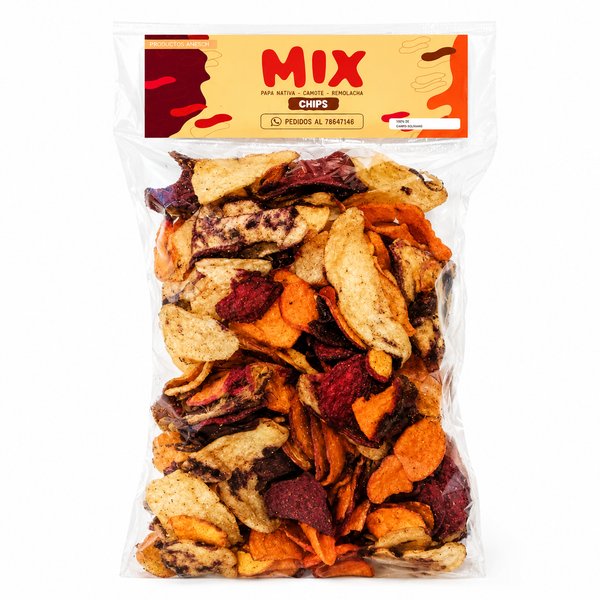 MIX PAPA NATIVA - CAMOTE - REMOLACHA CHIPS