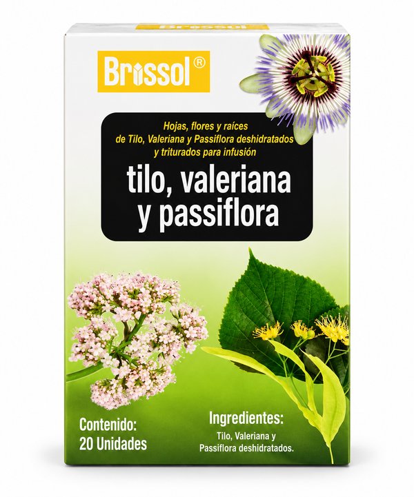 BRISSOL – tilo, valeriana y passiflora
