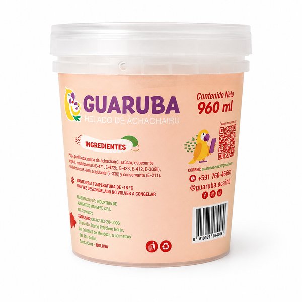 GUARUBA – HELADO DE ACHACHAIRÚ