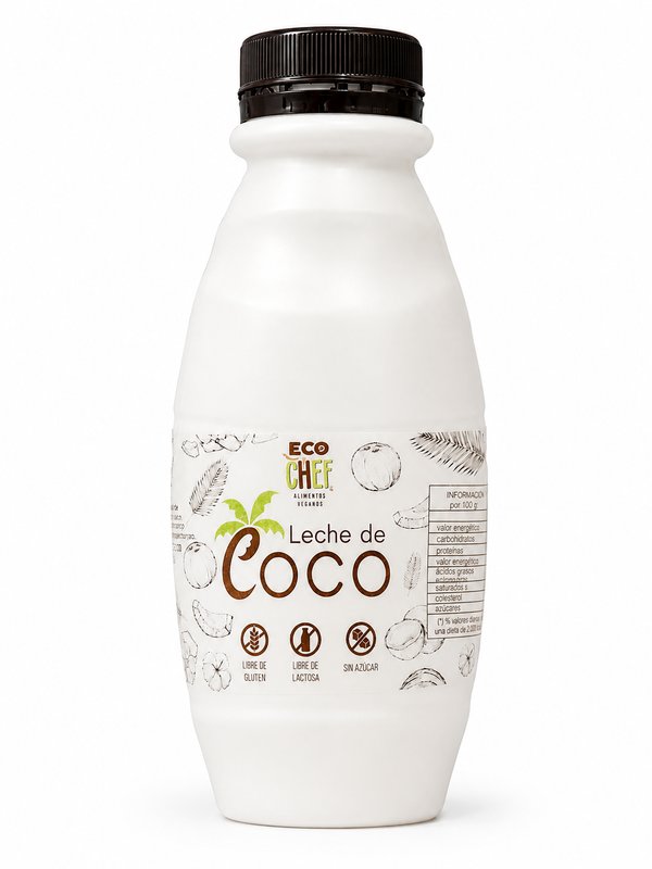 ECO CHEF – Leche de Coco (Alimentos Veganos)