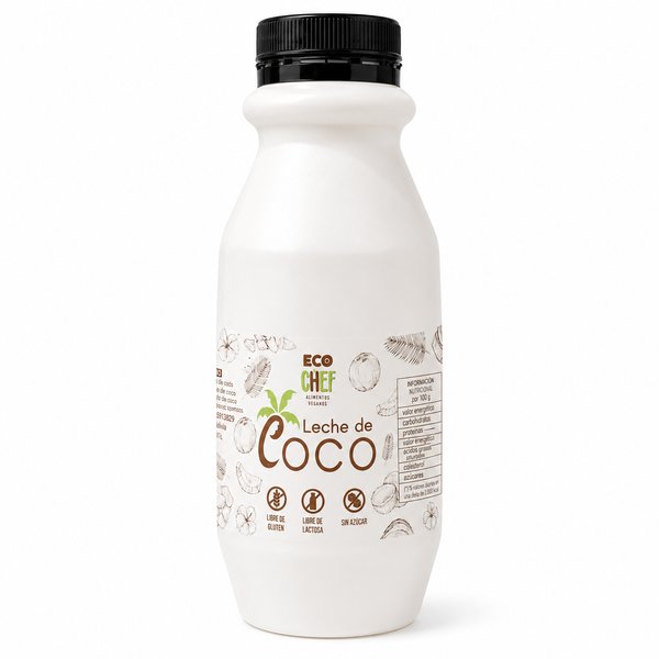 ECO CHEF – Leche de Coco (Alimentos Veganos)