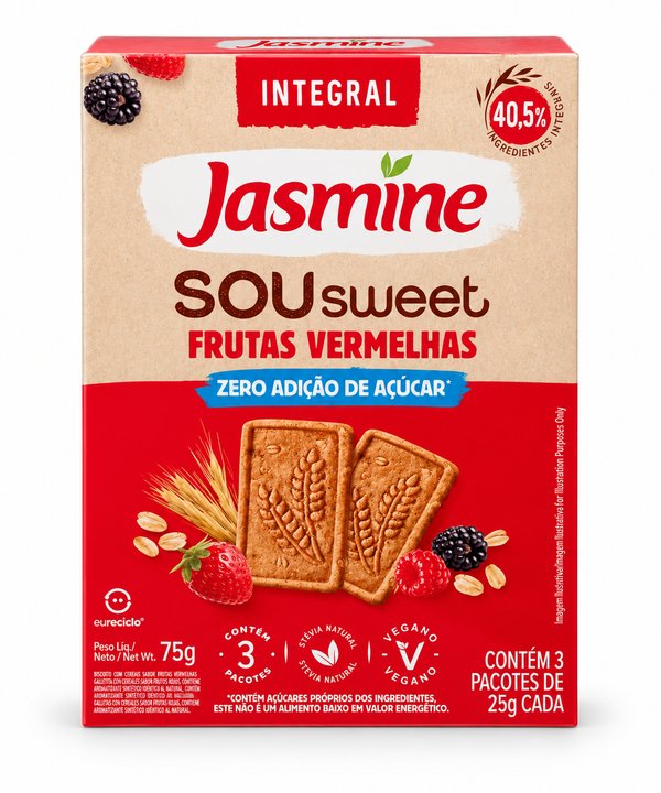 JASMINE – INTEGRAL SOU sweet FRUTAS VERMELHAS