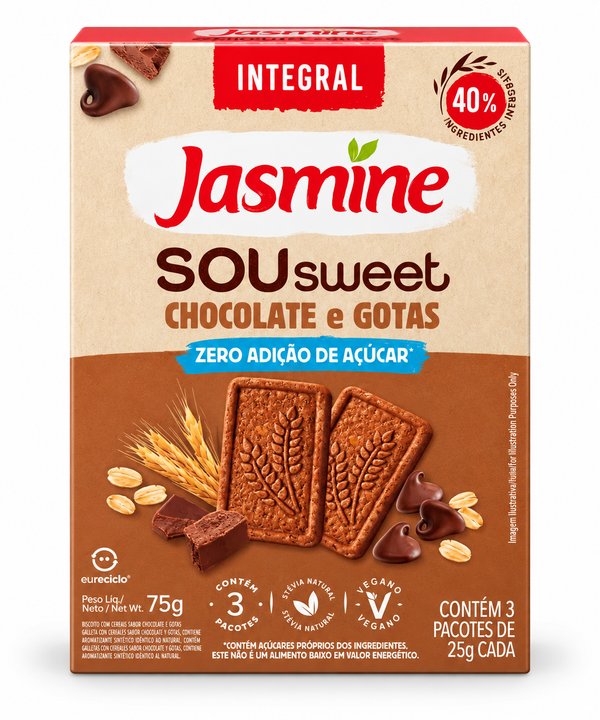JASMINE – INTEGRAL SOU sweet CHOCOLATE e GOTAS