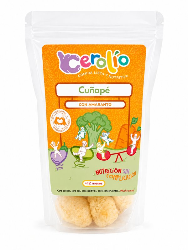 Cerolío – Pan de Yuca / Cuñapé precocido (Sabor: Zanahoria)