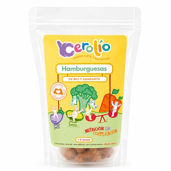 Cerolío – Hamburguesas DE RES Y AMARANTO (Comida Lista y Nutritiva)
