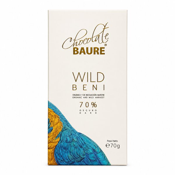 Chocolate BAURE – WILD BENI (70% Oscuro / Dark)