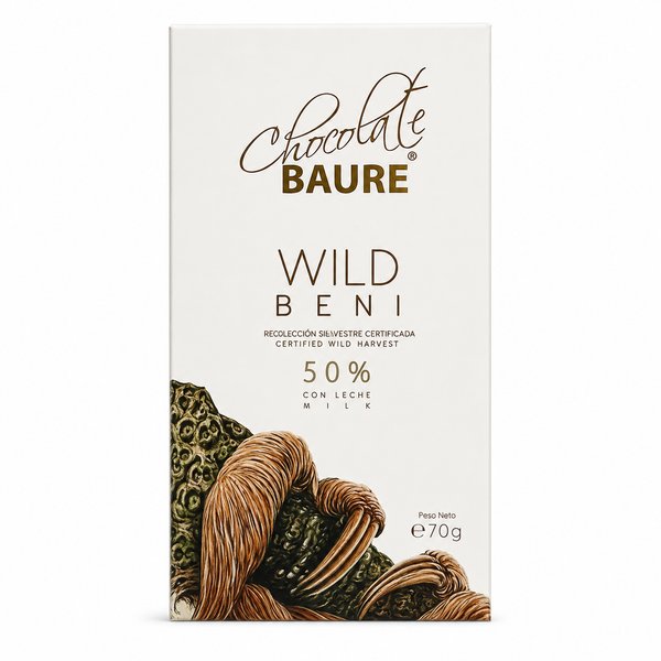 Chocolate BAURE – WILD BENI (50% Con Leche / Milk)