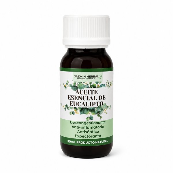 Jazmín Herbal – Aceite Esencial de Eucalipto (Productos Artesanales / Producto Natural)