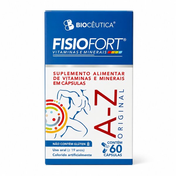 BIOCÊUTICA – FISIOFORT® VITAMINAS E MINERAIS A-Z ORIGINAL